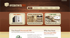 Desktop Screenshot of overstockups.com